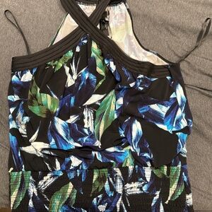 White House Black Market Floral blouse